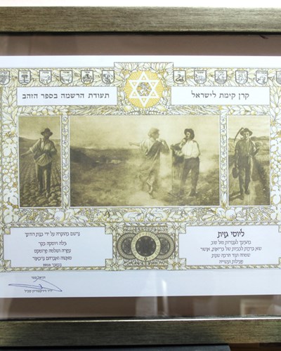 דוגמא של מיסגור דוצדדית-379